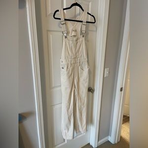 Madewell straight leg corduroy overalls